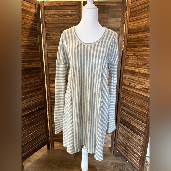 Theory Pullover Striped Dress - Picture 1 of 10